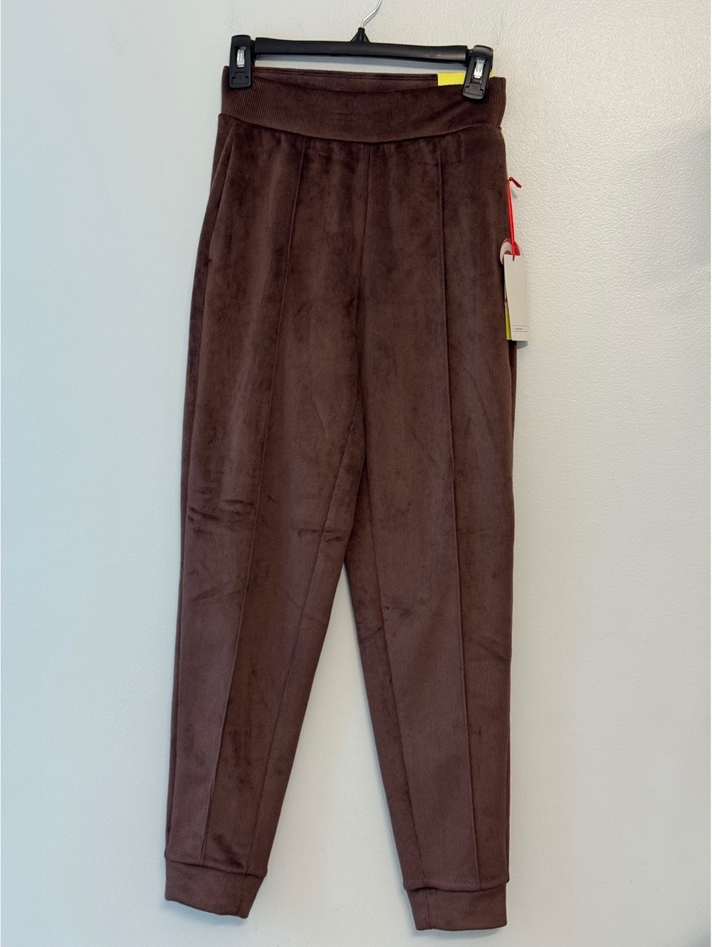All in Motion XS Brown Ribbed Jogger Pants High Rise Full Length
